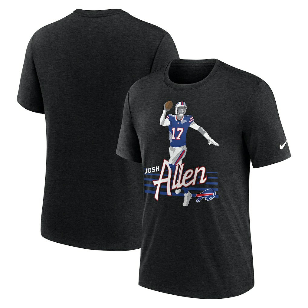 Buffalo Bills Josh Allen  Player Graphic T-Shirt | NFL New