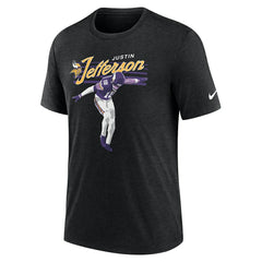 Minnesota Vikings Justin Jefferson  Player Graphic T-Shirt | NFL Outlet