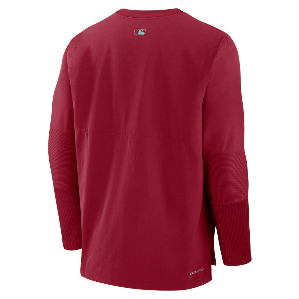 Arizona Diamondbacks Nike Authentic Collection Player Dri-FIT Lightweight Pullover - MLB Pullover