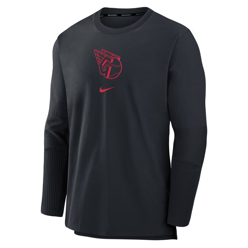 Cleveland Guardians Nike Authentic Collection Player Dri-FIT Lightweight Pullover - MLB Pullover