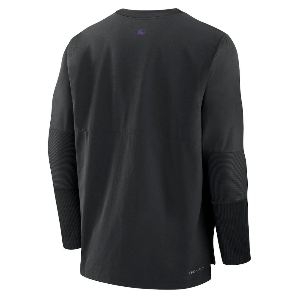 Colorado Rockies Nike Authentic Collection Player Dri-FIT Lightweight Pullover - MLB Pullover
