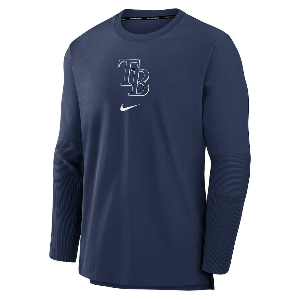 Tampa Bay Rays Nike Authentic Collection Player Dri-FIT Lightweight Pullover - MLB Pullover