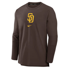 San Diego Padres Nike Authentic Collection Player Dri-FIT Lightweight Pullover - MLB Pullover