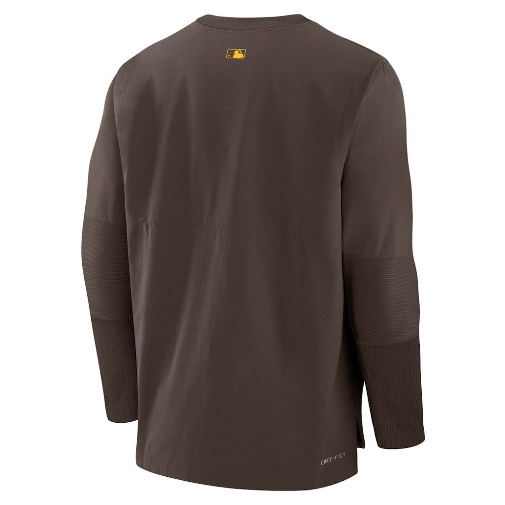 San Diego Padres Nike Authentic Collection Player Dri-FIT Lightweight Pullover - MLB Pullover