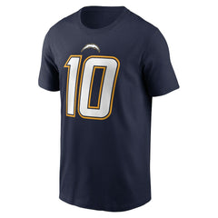 Los Angeles Chargers Justin Herbert  Alternate Super Chargers Name & Number T-Shirt | NFL Discount