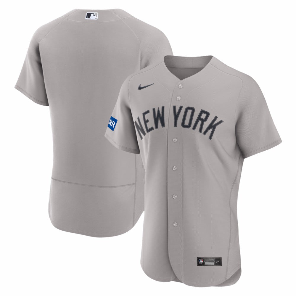 New York Yankees Nike Road Sponsor Patch Authentic Jersey - MLB Jerseys