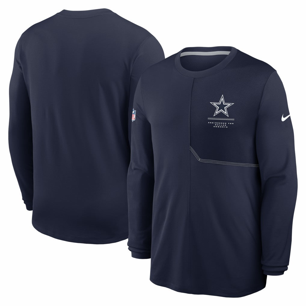 Dallas Cowboys Sideline Coach UV Dri-FIT Long Sleeve Shirt | NFL Outlet
