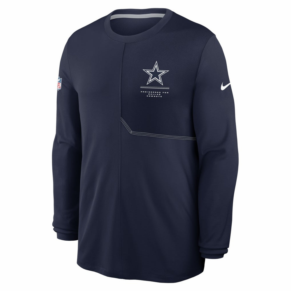 Dallas Cowboys Sideline Coach UV Dri-FIT Long Sleeve Shirt | NFL Outlet