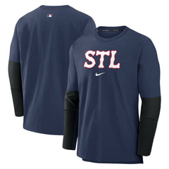 St. Louis Cardinals Nike Authentic Collection Player Dri-FIT Lightweight Pullover - MLB Pullover