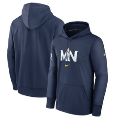 Minnesota Twins Nike 2024 City Connect Authentic Collection Practice Performance Pullover Hoodie - MLB Hoodies