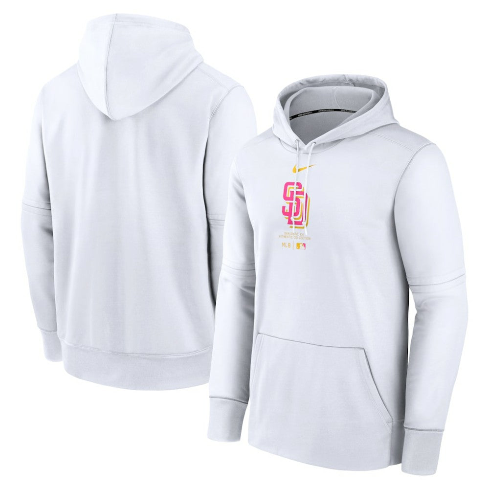 San Diego Padres Nike Authentic Collection City Connect Practice Performance Pullover Hoodie - MLB Hoodies