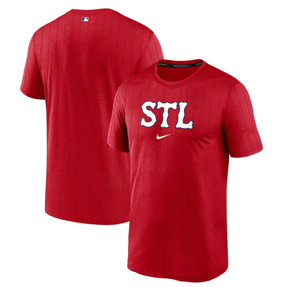 St. Louis Cardinals Nike 2024 City Connect Authentic Collection Practice Velocity Performance T-Shirt - MLB T-shirts