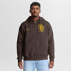 San Diego Padres Nike Primetime Lockup Full-Zip Hoodie - MLB Hoodies
