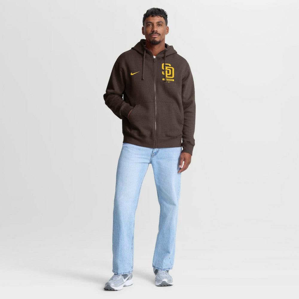San Diego Padres Nike Primetime Lockup Full-Zip Hoodie - MLB Hoodies
