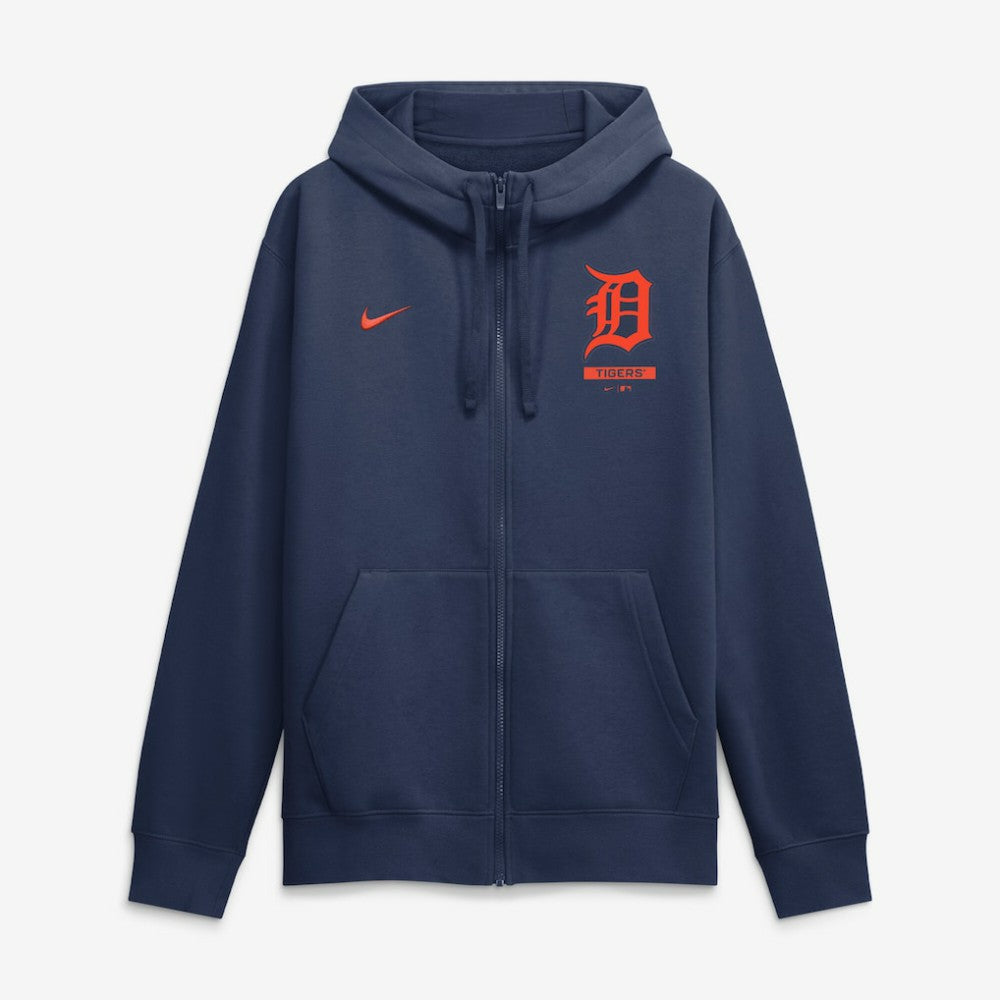Detroit Tigers Nike Primetime Lockup Full-Zip Hoodie - MLB Hoodies