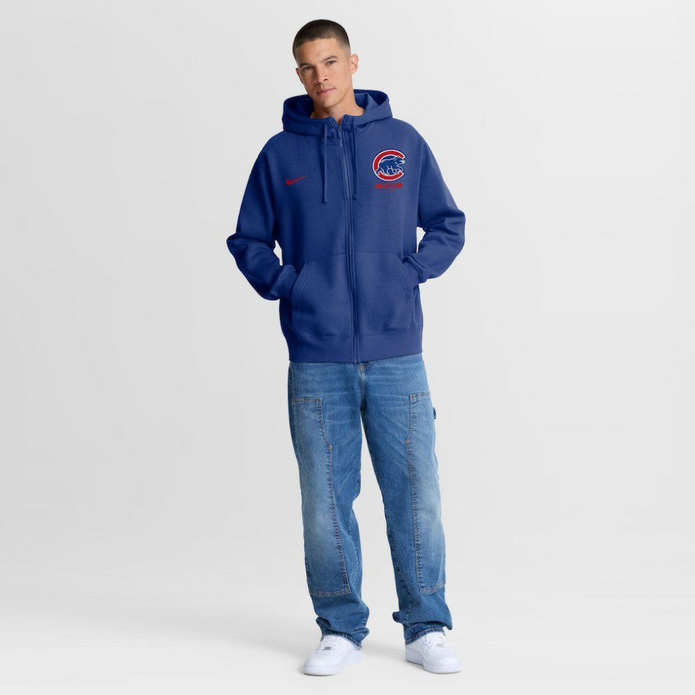 Chicago Cubs Nike Primetime Lockup Full-Zip Hoodie - MLB Hoodies