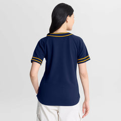 Milwaukee Brewers Fanatics Women's Diva Race Ahead Raglan V-Neck T-Shirt - MLB T-shirts