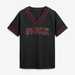 Arizona Diamondbacks Fanatics Women's Diva Race Ahead Raglan V-Neck T-Shirt - MLB T-shirts