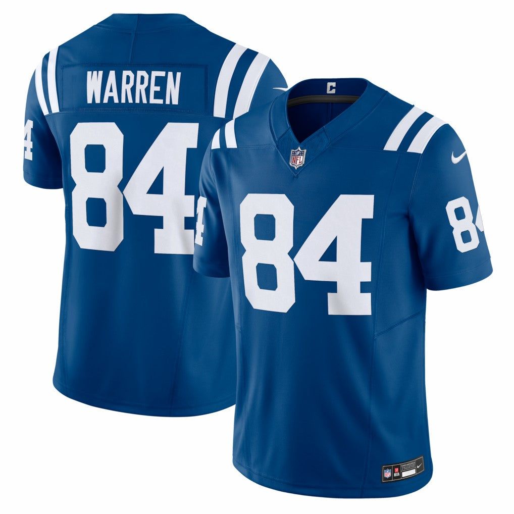 Indianapolis Colts Tyler Warren  Team Vapor F.U.S.E. Limited Jersey | NFL Online