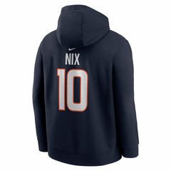 Denver Broncos Bo Nix  Name & Number Fleece Hoodie | NFL Discount