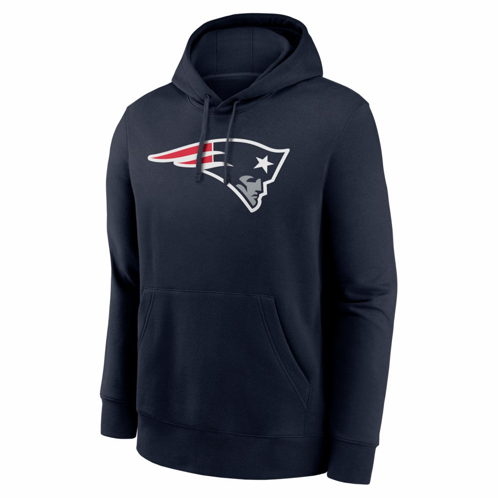 New England Patriots Drake Maye  Player Name & Number Fleece Hoodie | NFL Discount