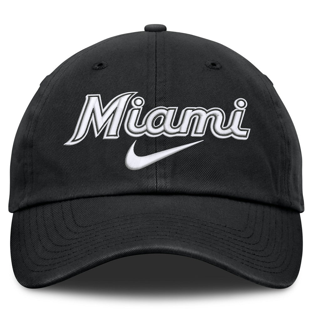 Miami Marlins Nike Primetime Club Adjustable Hat - MLB Hats