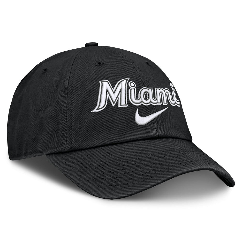 Miami Marlins Nike Primetime Club Adjustable Hat - MLB Hats