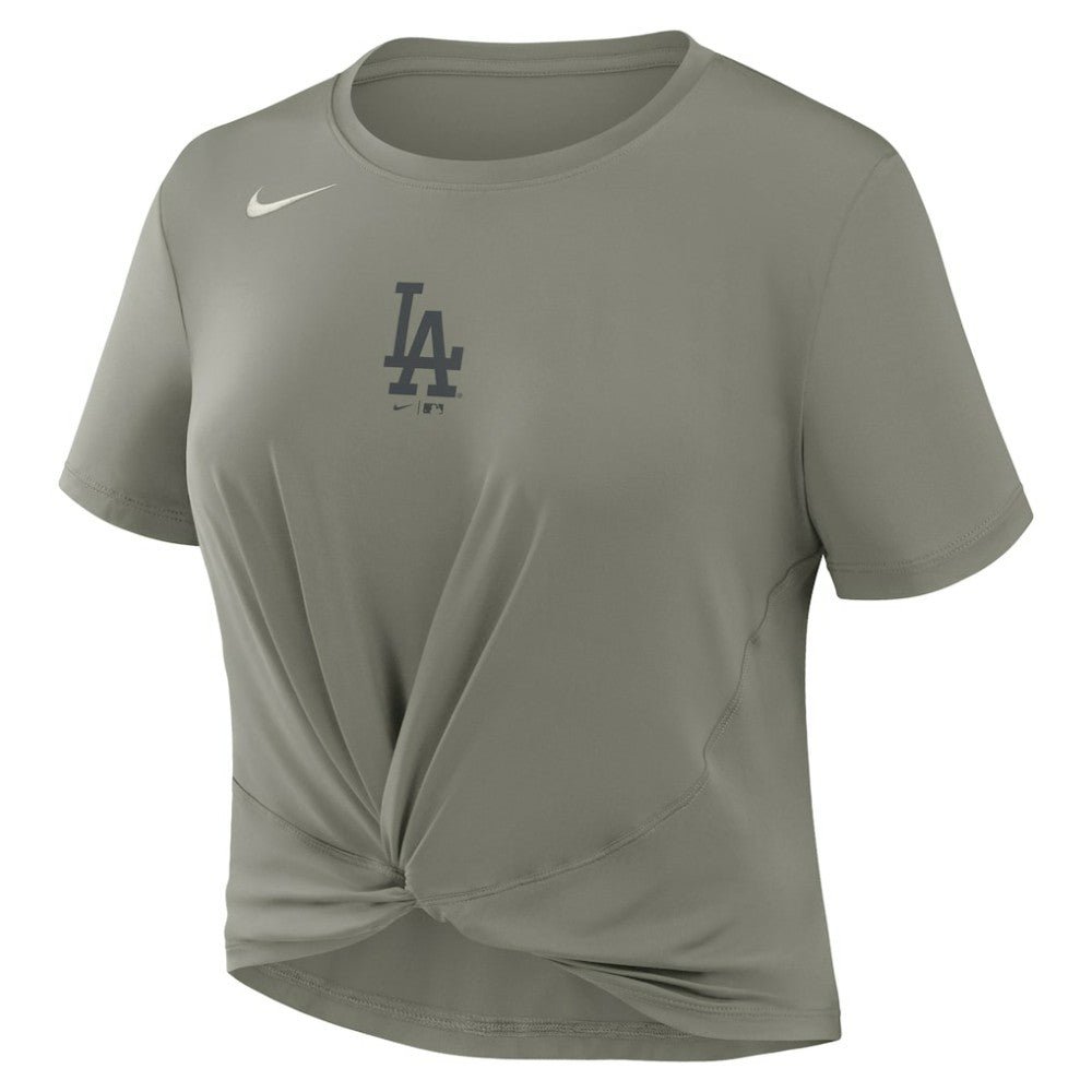Los Angeles Dodgers Nike Women's One Twist Dri-FIT Cropped T-Shirt - MLB T-shirts