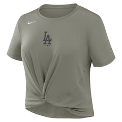 Los Angeles Dodgers Nike Women's One Twist Dri-FIT Cropped T-Shirt - MLB T-shirts