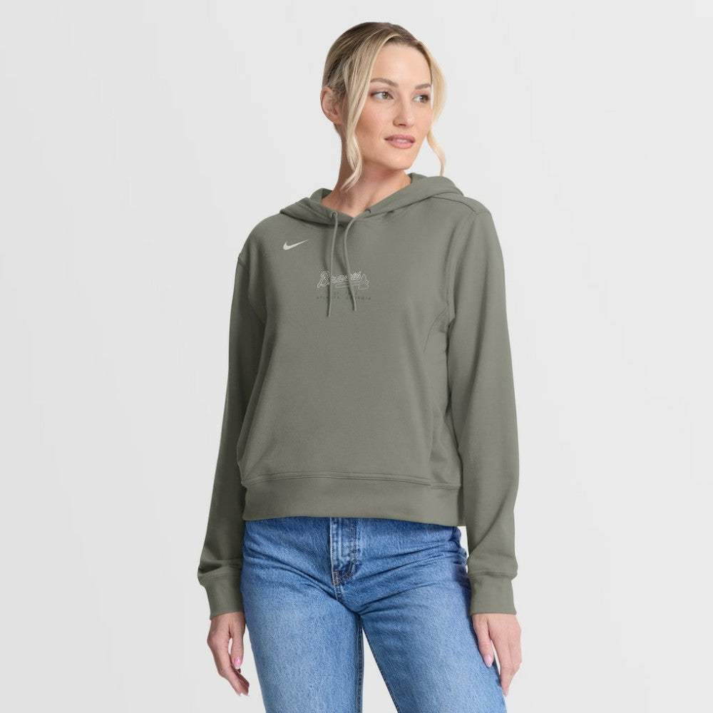 Atlanta Braves Nike Women's One Tri-Blend Dri-FIT Hoodie - MLB Hoodies