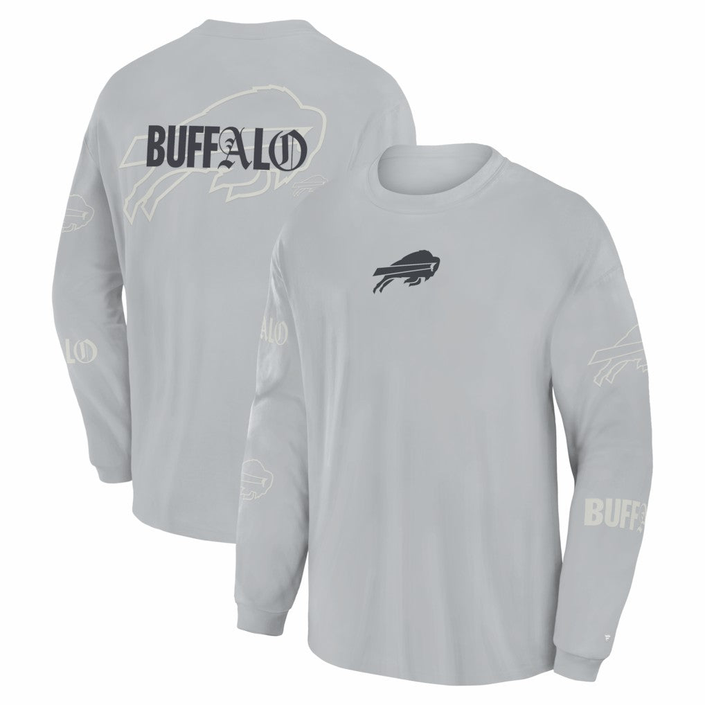 Buffalo Bills Oversized Type Play Long Sleeve T-Shirt | NFL Discount