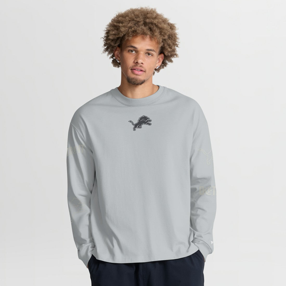 Detroit Lions Oversized Type Play Long Sleeve T-Shirt | NFL Near me