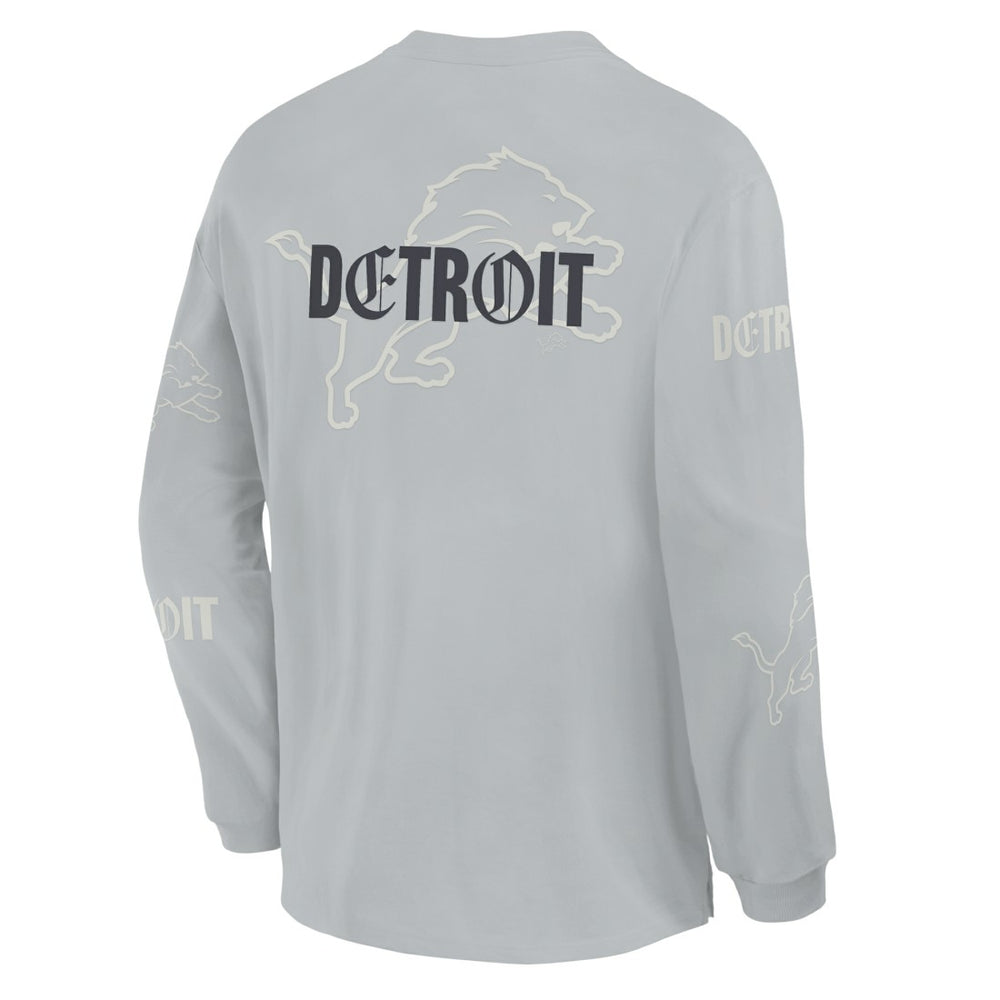 Detroit Lions Oversized Type Play Long Sleeve T-Shirt | NFL Near me