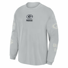 Green Bay Packers Oversized Type Play Long Sleeve T-Shirt | NFL Hot