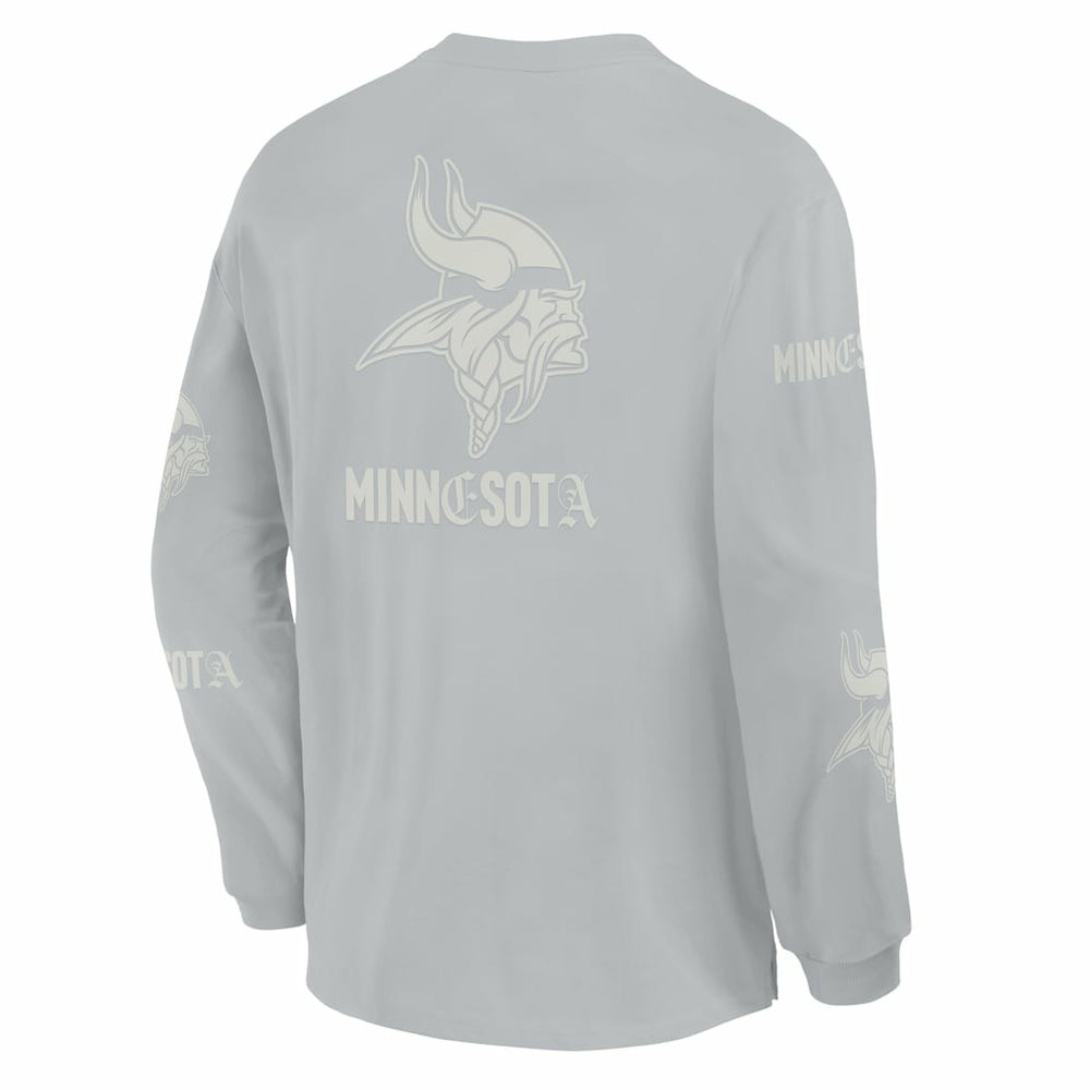 Minnesota Vikings Oversized Type Play Long Sleeve T-Shirt | NFL US