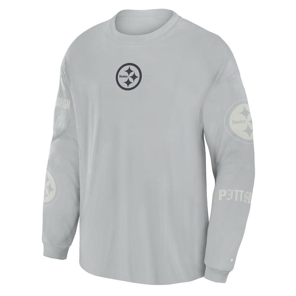 Pittsburgh Steelers Oversized Type Play Long Sleeve T-Shirt | NFL New