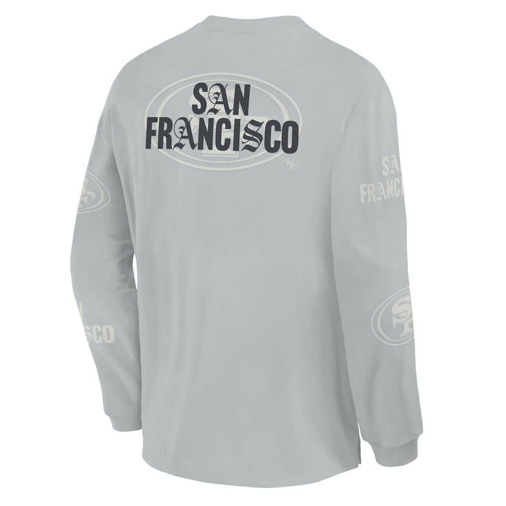 San Francisco 49ers Oversized Type Play Long Sleeve T-Shirt | NFL US
