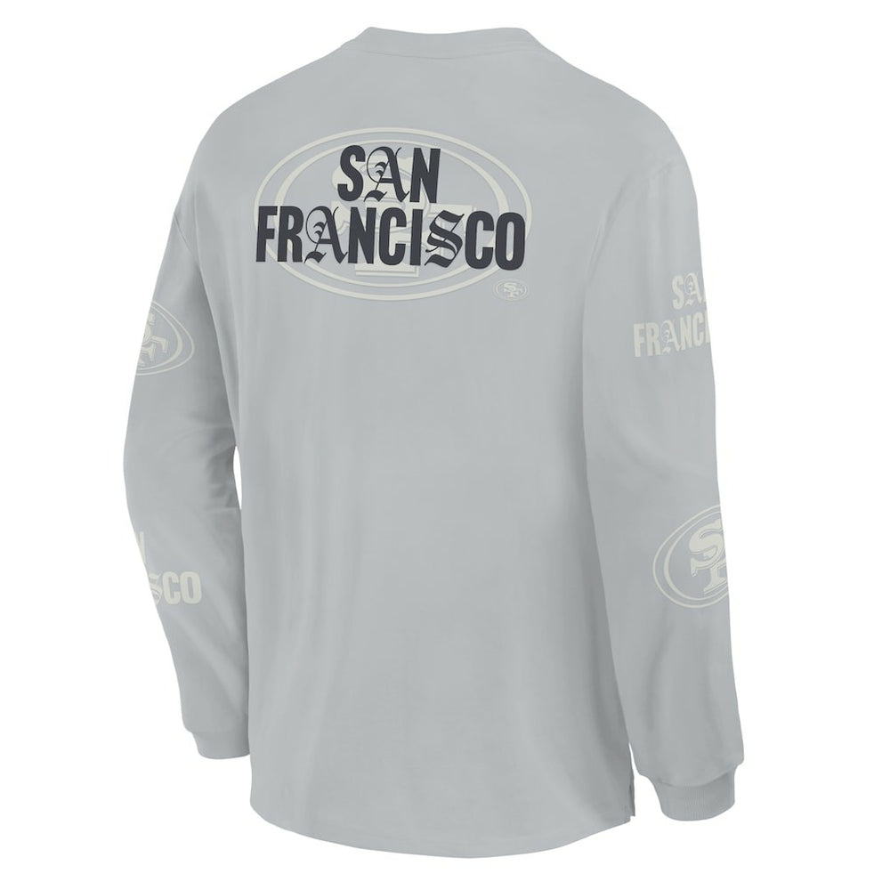 San Francisco 49ers Oversized Type Play Long Sleeve T-Shirt | NFL US