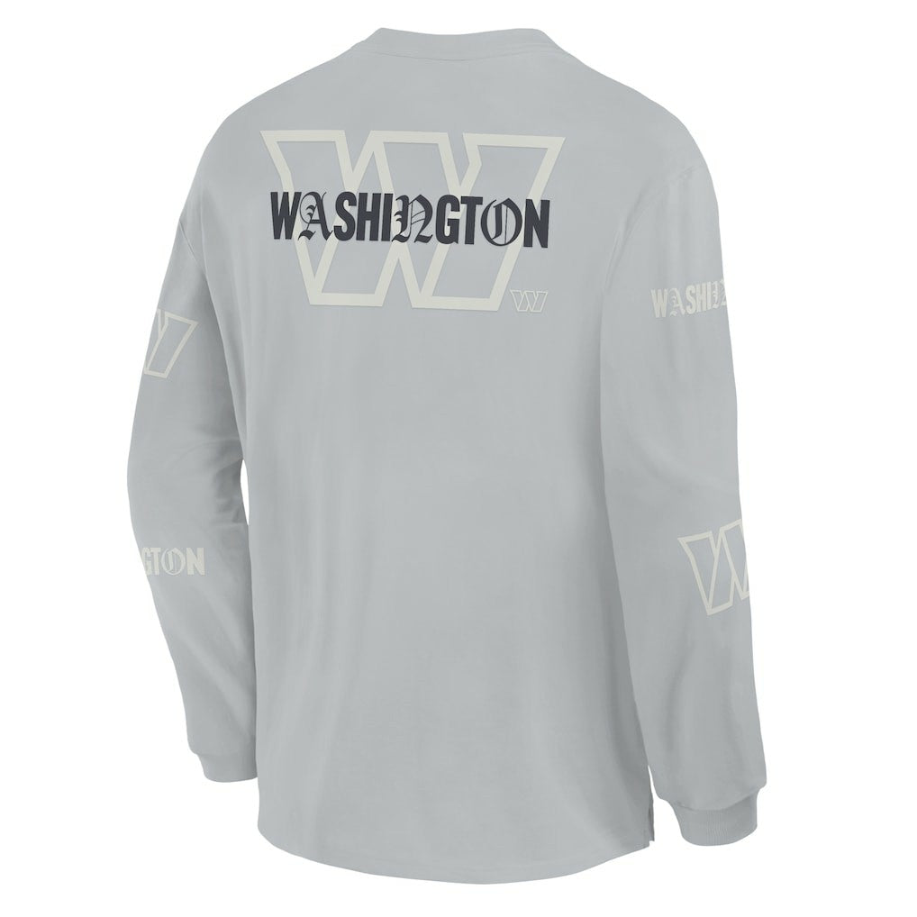 Washington Commanders Oversized Type Play Long Sleeve T-Shirt | NFL On sale