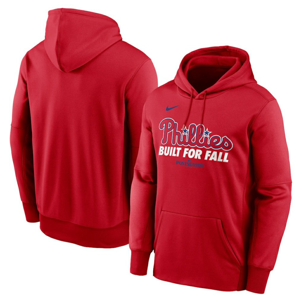 Philadelphia Phillies Nike 2025 MLB Postseason Authentic Collection Therma Fleece Hoodie - MLB Hoodies