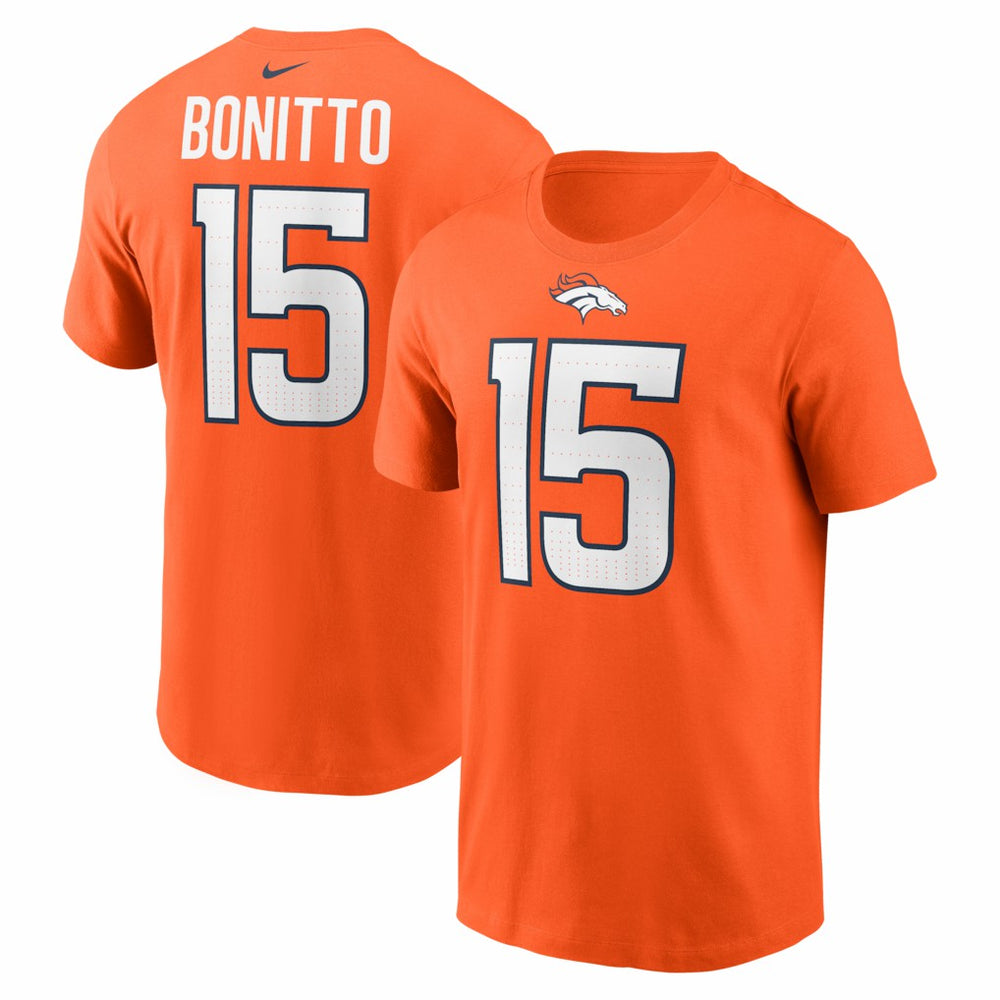 Denver Broncos Nik Bonitto  Player Name & Number T-Shirt | NFL New