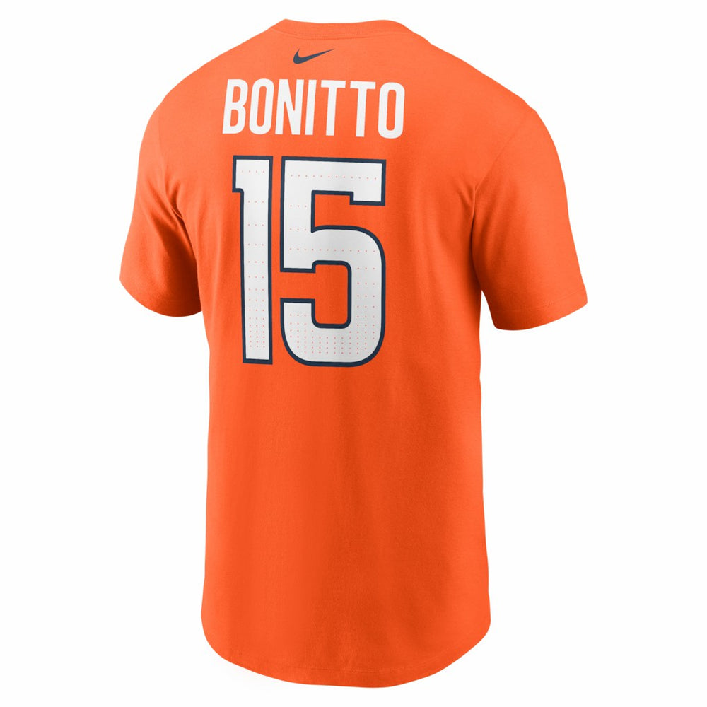 Denver Broncos Nik Bonitto  Player Name & Number T-Shirt | NFL New