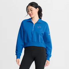 Detroit Lions Women's Phoenix Fleece Quarter-Zip Sweatshirt | NFL US