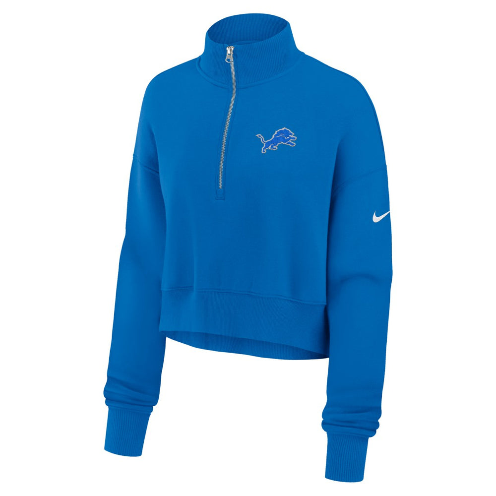 Detroit Lions Women's Phoenix Fleece Quarter-Zip Sweatshirt | NFL US