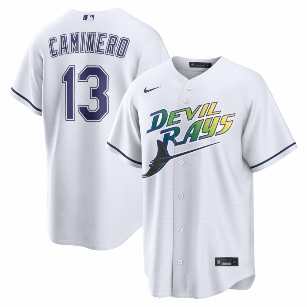 Junior Caminero Tampa Bay Rays Nike Alternate 2 Replica Jersey - MLB Jerseys