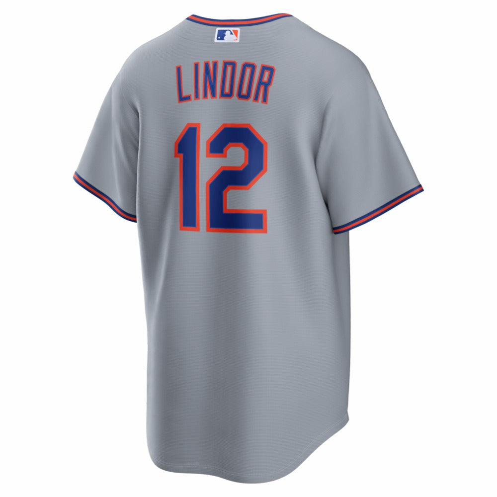 Francisco Lindor New York Mets Nike Road Replica Jersey - MLB Jerseys