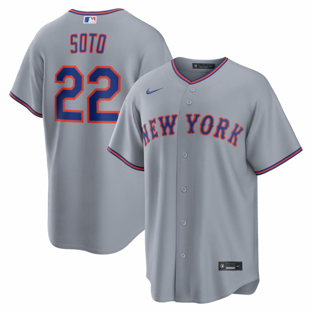 Juan Soto New York Mets Nike Road Replica Jersey - MLB Jerseys