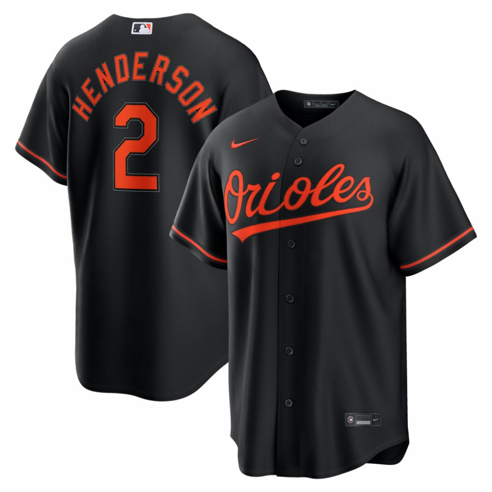 Gunnar Henderson Baltimore Orioles Nike Alternate Replica Jersey - MLB Jerseys