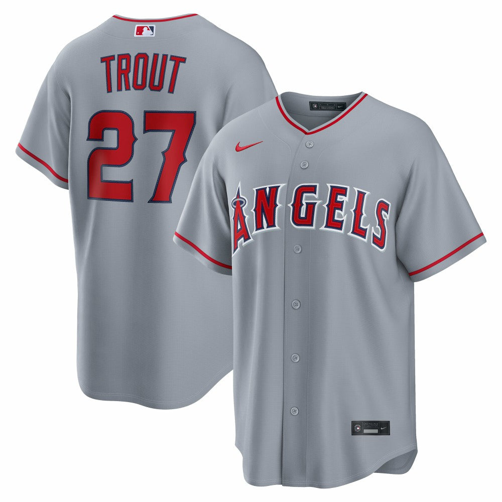 Mike Trout Los Angeles Angels Nike Road Replica Jersey - MLB Jerseys