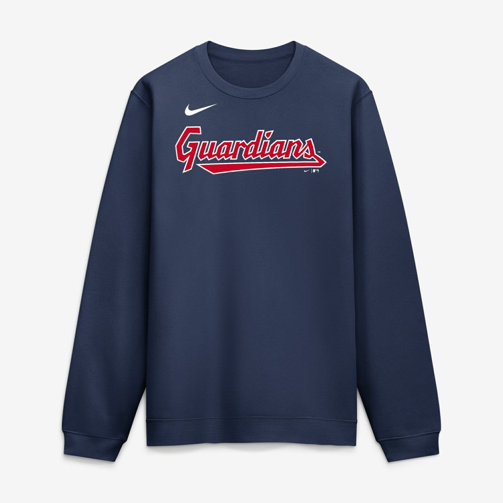 Cleveland Guardians Nike Primetime Wordmark Sweatshirt - MLB Sweatshirts
